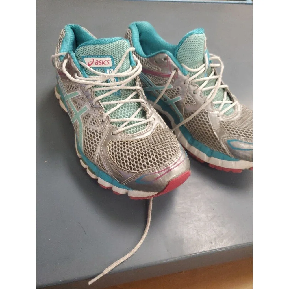 Asics T564N Fluid Ride Women's Sneakers Guidance Line Soles Size US 9 Athletic